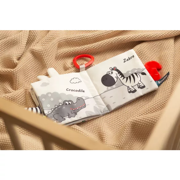 Sensillo black&white textil könyv-Bagoly