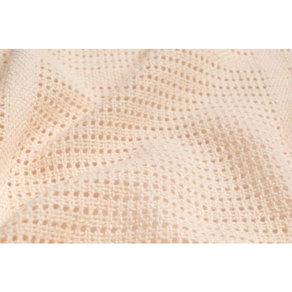 Sensillo csípkés pamut takaró 110x70 cm-Light Pink