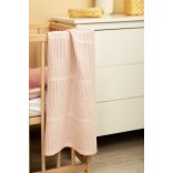 Sensillo csípkés pamut takaró 110x70 cm-Light Pink