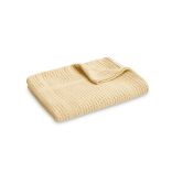 Sensillo csípkés pamut takaró 110x70 cm-Coffe Beige