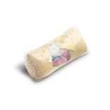 Sensillo csípkés pamut takaró 110x70 cm-Coffe Beige