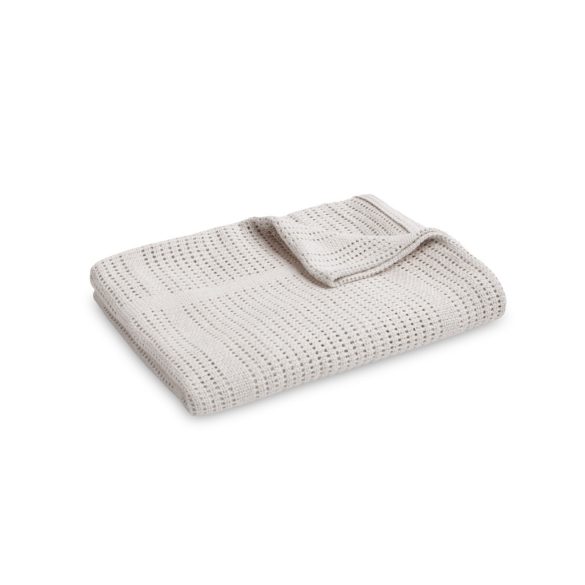 Sensillo csípkés pamut takaró 110x70 cm-Grey