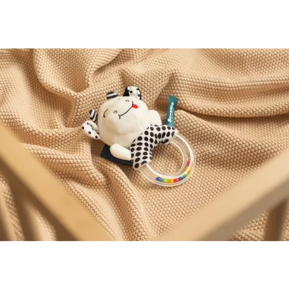 Sensillo plüss csörgő játék black&white-Boci