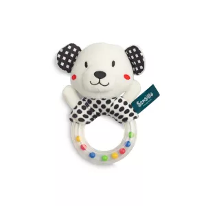 Sensillo plüss csörgő játék black&white-Maci