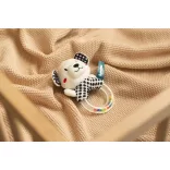 Sensillo plüss csörgő játék black&white-Maci