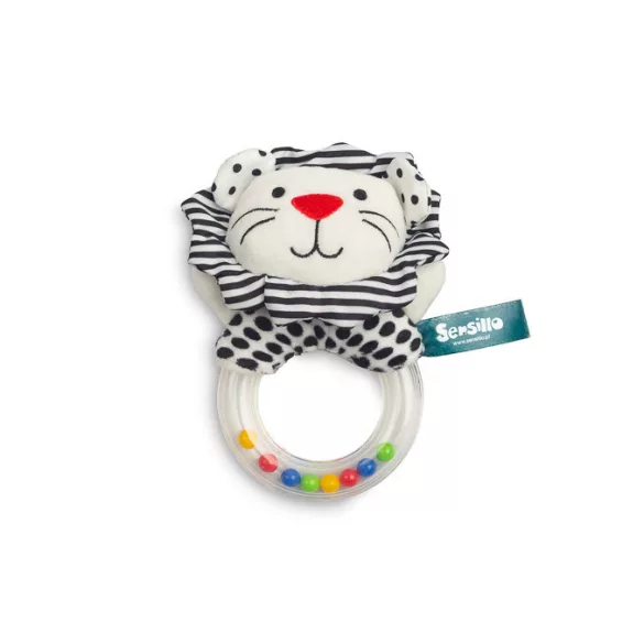 Sensillo plüss csörgő játék black&white-Oroszlán