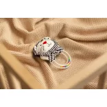 Sensillo plüss csörgő játék black&white-Oroszlán