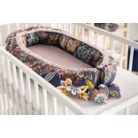 Sensillo waffle babafészek 80x45 cm-Dusty Pink