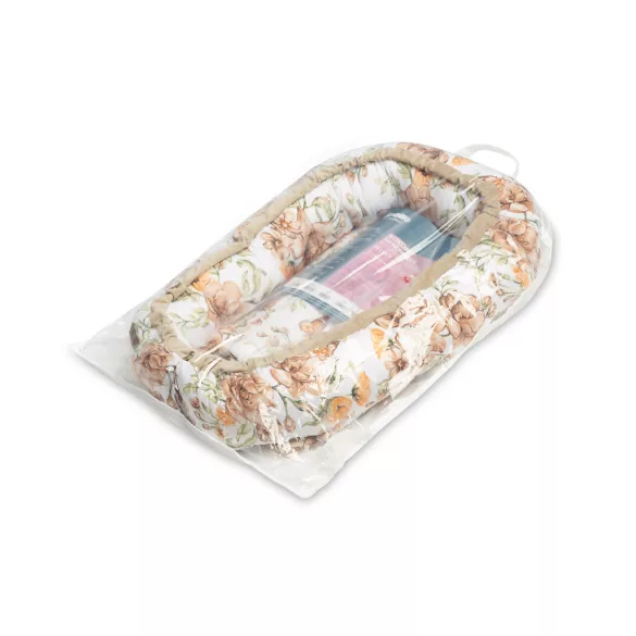 Sensillo waffle babafészek 80x45 cm-Beige