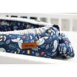 Sensillo waffle babafészek 80x45 cm-Blue