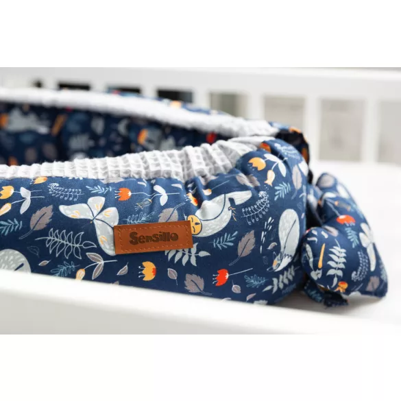 Sensillo waffle babafészek 80x45 cm-Blue