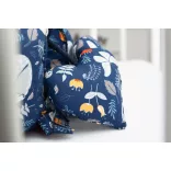 Sensillo waffle babafészek 80x45 cm-Blue