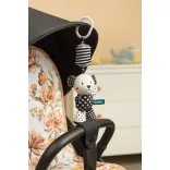 Sensillo Plüss csörgő játék black&white-Maci