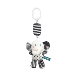 Sensillo Plüss csörgő játék black&white-Elefánt