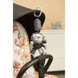 Sensillo Plüss csörgő játék black&white-Oroszlán