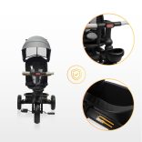 Toyz Saber 360°-ban Forgatható Üléses Tricikli-Grey