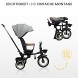 Toyz Saber 360°-ban Forgatható Üléses Tricikli-Beige