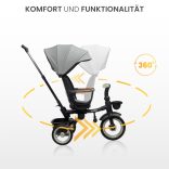 Toyz Saber 360°-ban Forgatható Üléses Tricikli-Beige