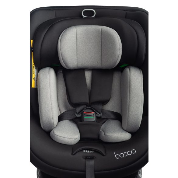 Caretero Bosco i-Size 40-150cm biztonsági gyerekülés-Black