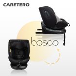 Caretero Bosco i-Size 40-150cm biztonsági gyerekülés-Black