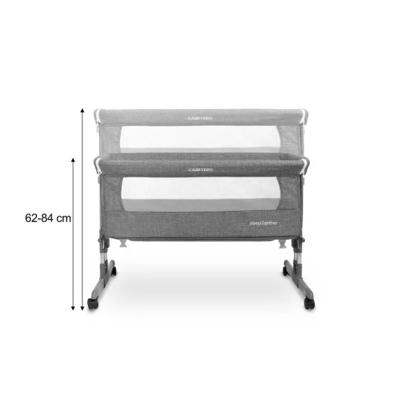 Caretero Sleep2gether babaöböl-Graphite