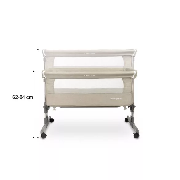 Caretero Sleep2gether babaöböl-Grey