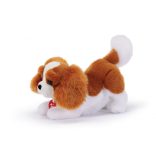 Trudi Cavalier King Marley kutya, fehér-barna - 13cm