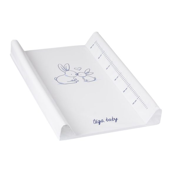 Tega Baby Merev pelenkázó lap 50x70cm - Nyuszi-Fehér