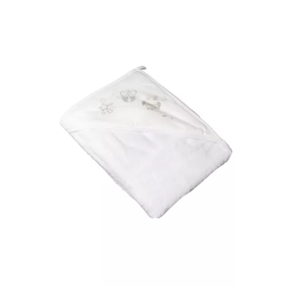 Tega  Baby kapucnis kifogó Bagoly-100x100 - Fehér