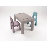 Tega BabyTeggi multifun asztal+ 2 szék - Stone heather & turquoise 