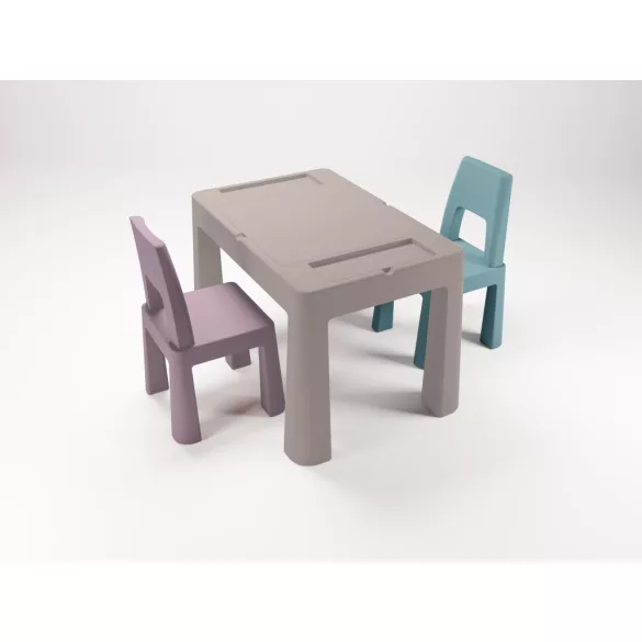 Tega BabyTeggi multifun asztal+ 2 szék - Stone heather & turquoise 