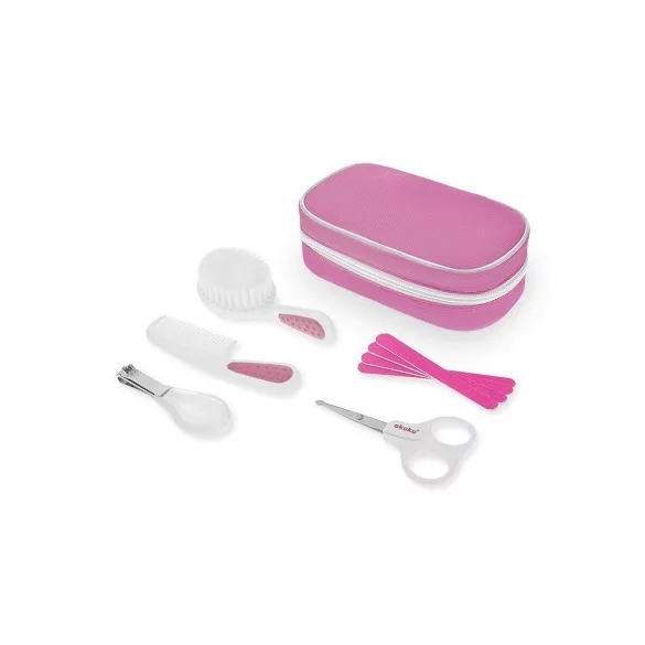 Akuku manikűr készlet-Rózsaszín