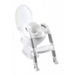  Thermobaby wc szûkítõ lépcsõs Kiddy Loo Agate fehér-szürke