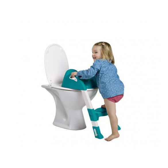 ThermoBaby Kiddyloo wc-szűkítő fellépővel - Emerald Green