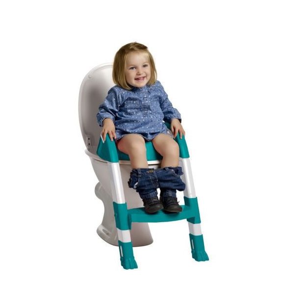 ThermoBaby Kiddyloo wc-szűkítő fellépővel - Emerald Green