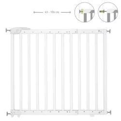 Badabulle ajtórács Deco Pop fa 63-106 cm fehér B025225