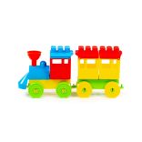 POLESIE műanyag kisvonat 1 vagonnal