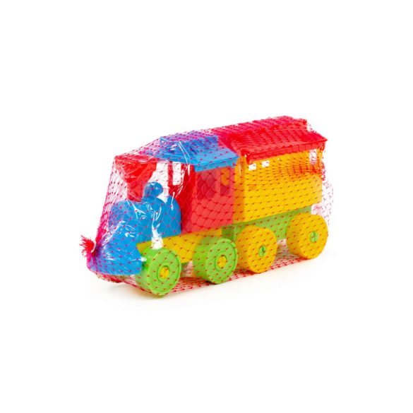 POLESIE műanyag kisvonat 1 vagonnal