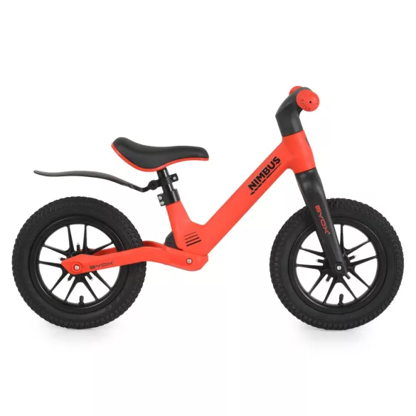 Byox Nimbus futóbicikli fújható, világító kerekekkel (12") - Piros