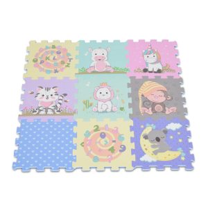 Moni Habtapi 9db-os puzzle játszószőnyeg (31x31cm) - Állatos