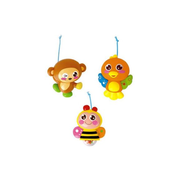 Hola Zenélő forgó szimulátor rágókával, lágy fénnyel