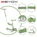 Byox Tristar 3 kerekű 3in1 roller - Zöld