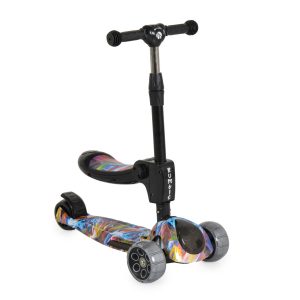 Byox Rumble ráülős, átalakítható 2in1 roller - Fekete - Színes