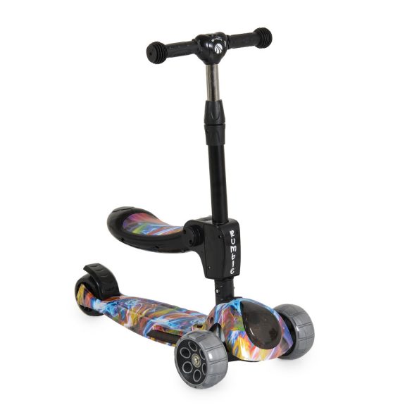Byox Rumble ráülős, átalakítható 2in1 roller - Fekete - Színes