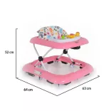 Moni Jungle Fun bébikomp fénnyel és zenével – Rózsaszín
