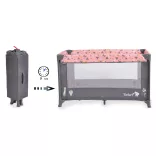 Moni Safari egyszintes utazóágy - Pink