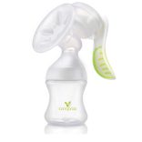 Cangaroo Snowdrop Kézi mellszívó cumisüveggel - Fehér-Zöld