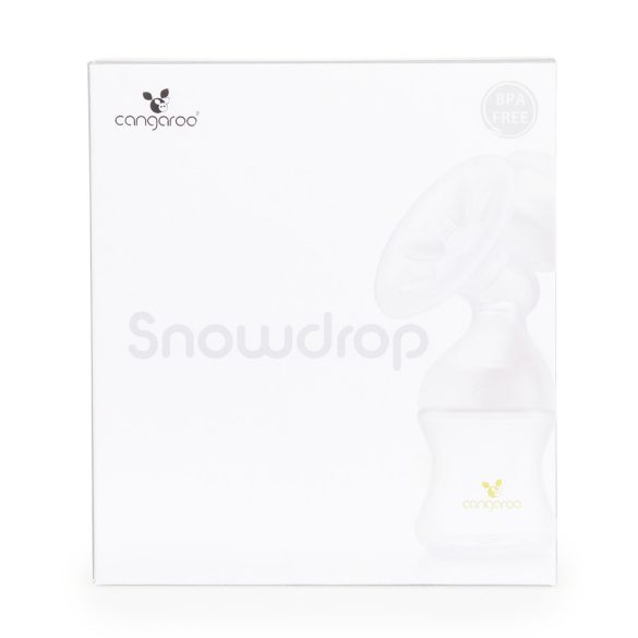 Cangaroo Snowdrop Kézi mellszívó cumisüveggel - Fehér-Zöld