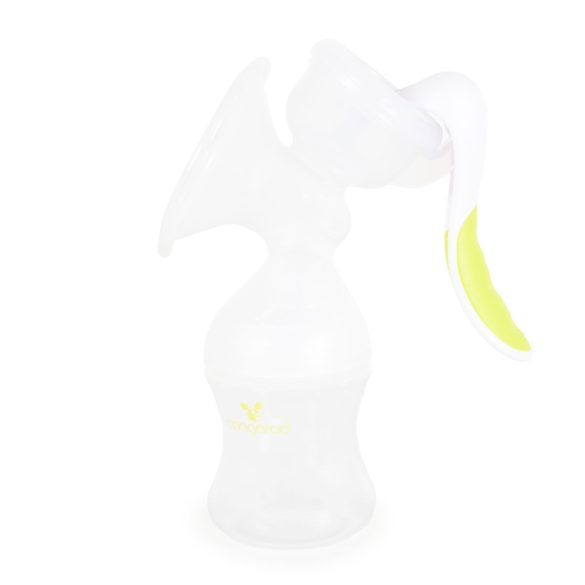 Cangaroo Snowdrop Kézi mellszívó cumisüveggel - Fehér-Zöld