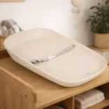 Cangaroo Nuvia szilikon pelenkázó alátét, biztonsági pánttal - Bézs